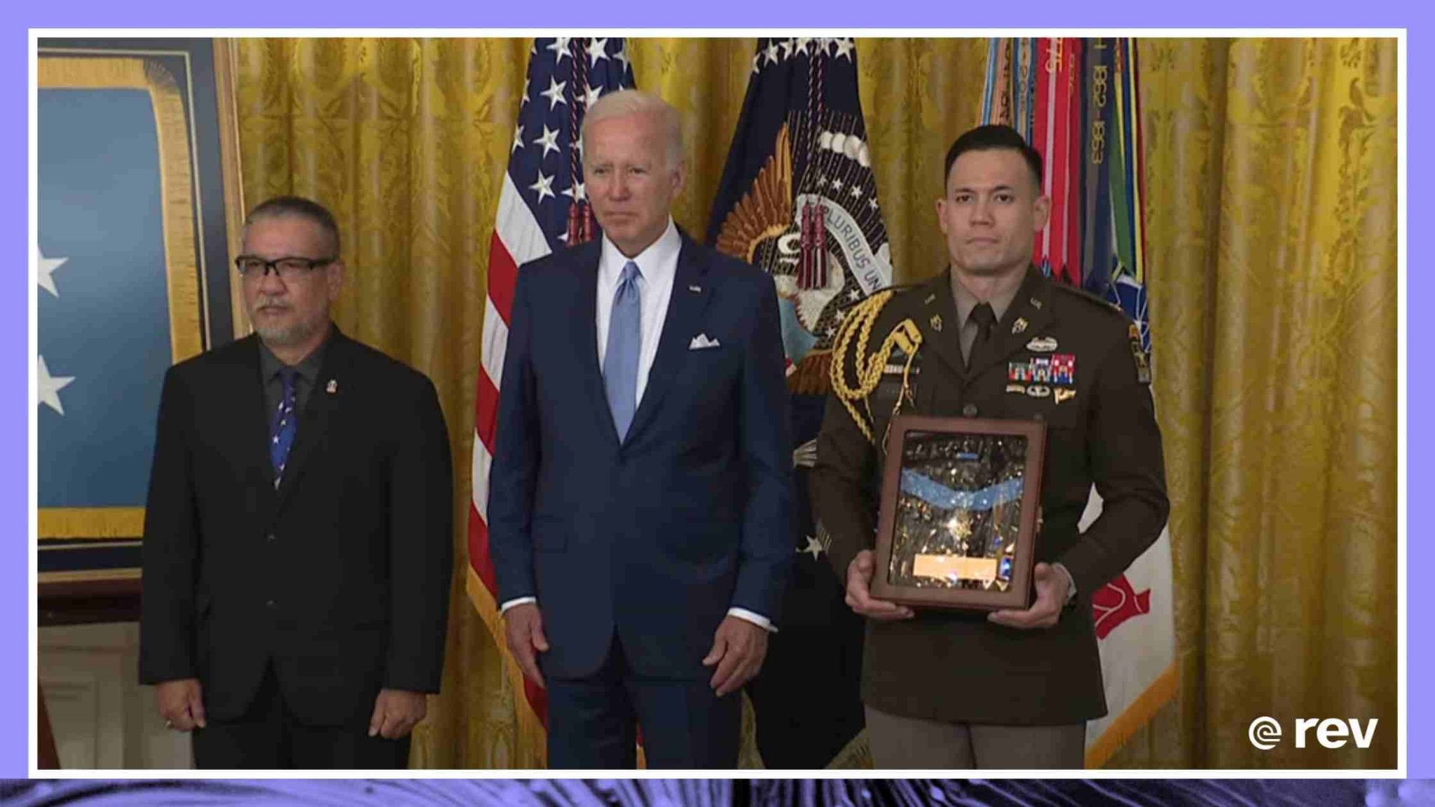 President Joe Biden awards the Medal of Honor to 4 Vietnam War veterans 7/05/22 Transcript