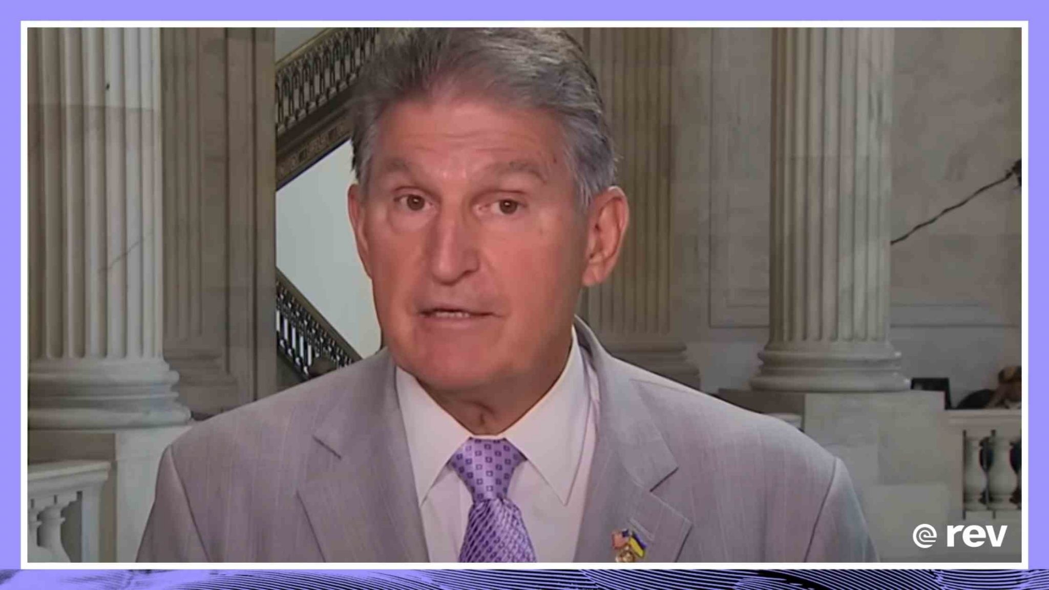 Manchin defends support for Inflation Reduction Act Transcript