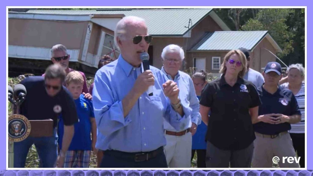 President Biden Delivers Remarks on the Response to Flooding in Eastern Kentucky Transcript