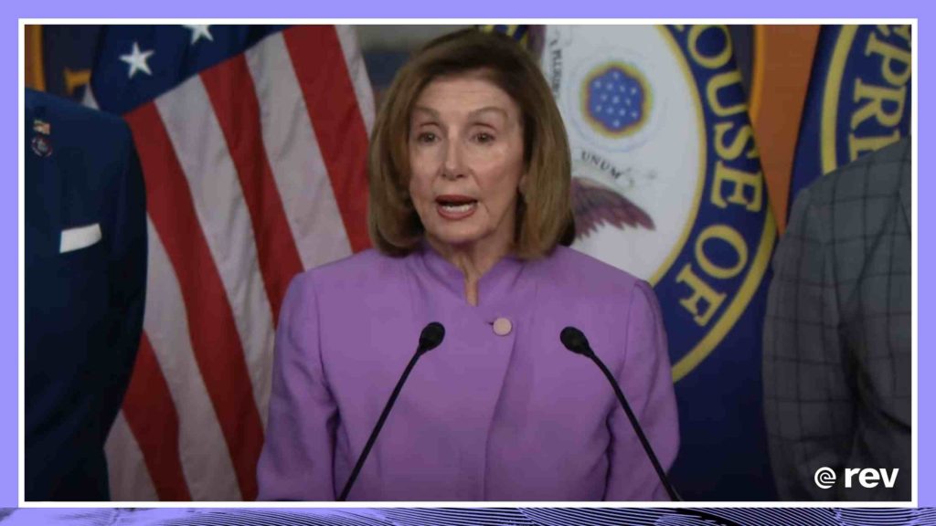 Speaker Pelosi holds news conference after returning from Taiwan visit Transcript