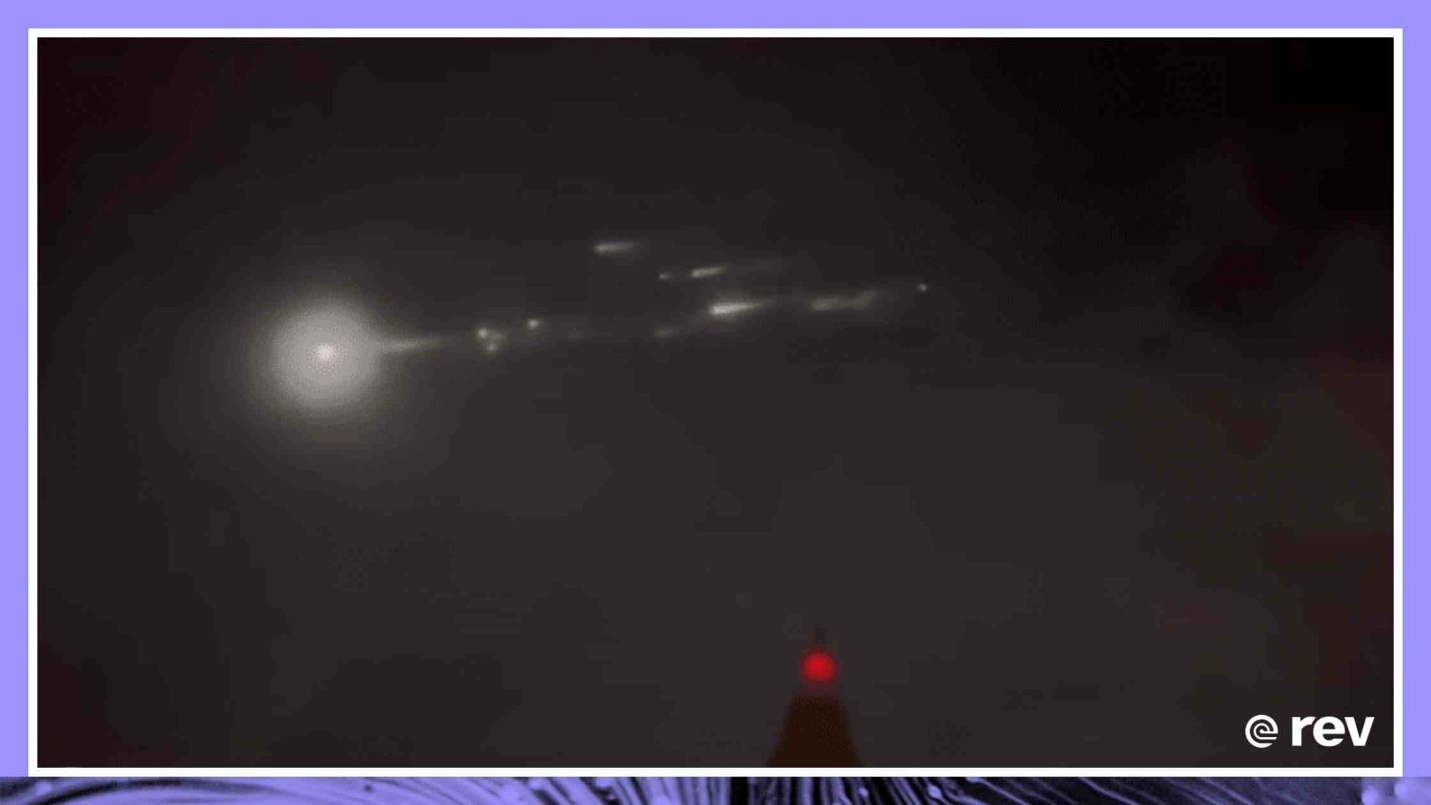 Video appears to show Chinese rocket debris burning up in atmosphere Transcript