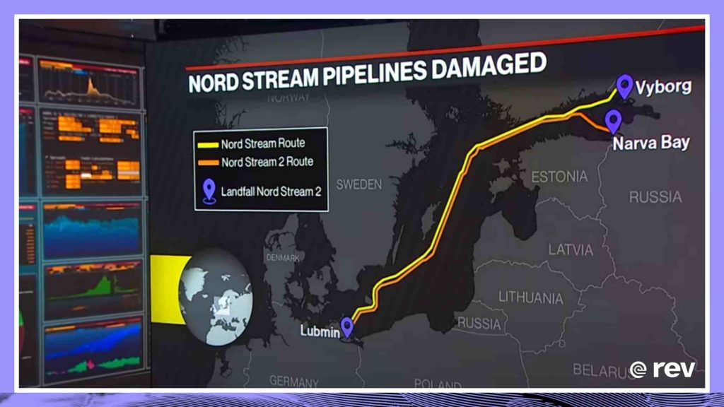 Nord Stream Sees Unprecedented Damage to Gas Pipeline to Germany Transcript