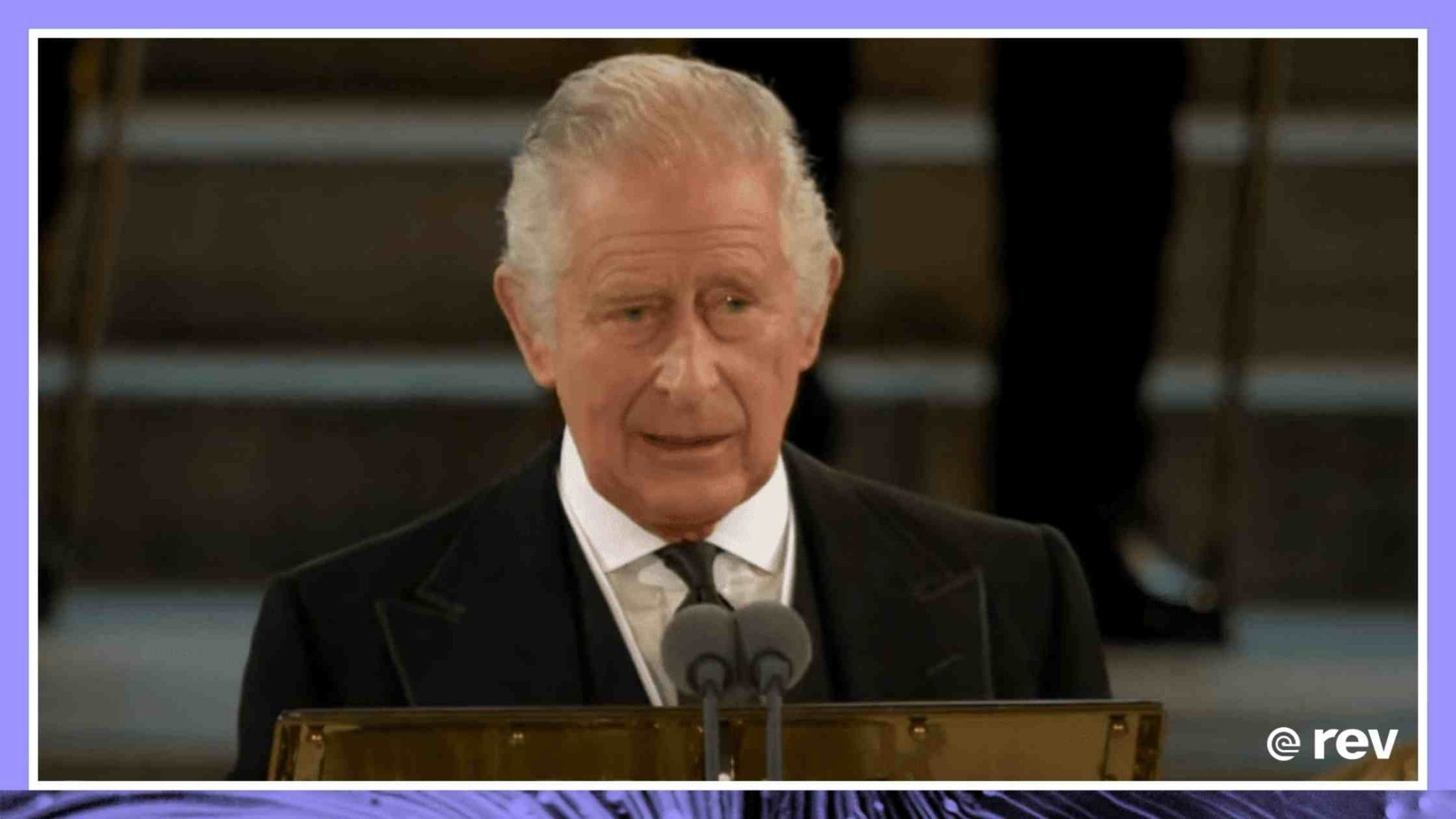 King Charles III addresses UK Parliament for 1st time Transcript