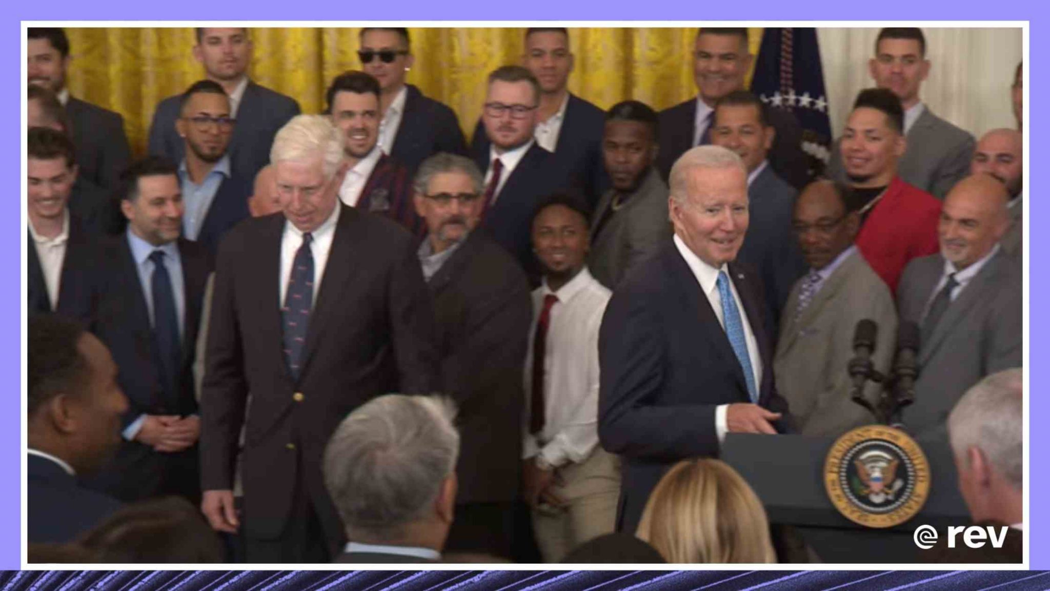 President Biden Welcomes the Atlanta Braves to the White House Transcript