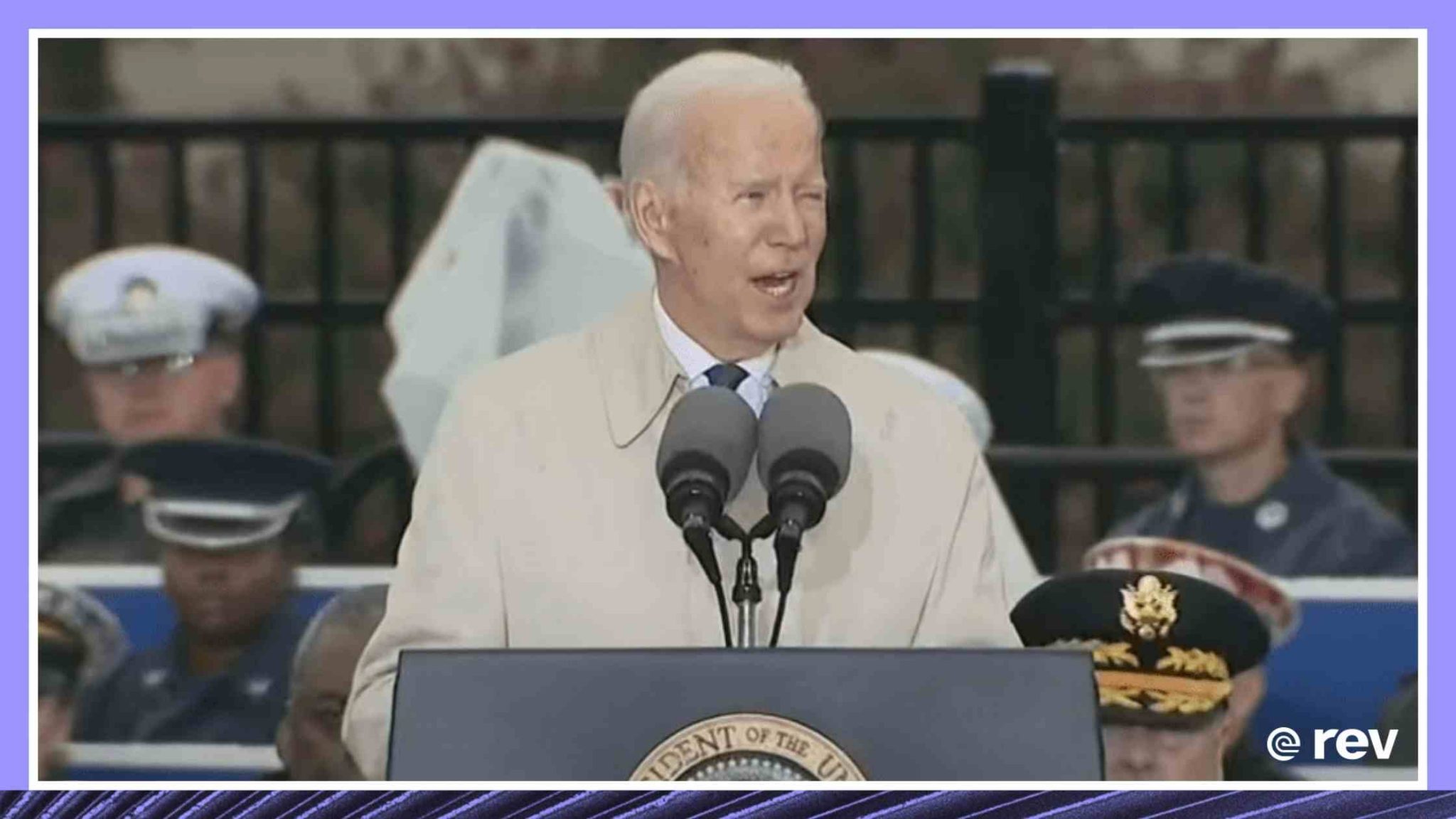 Biden delivers remarks on anniversary of 9/11 attacks Transcript