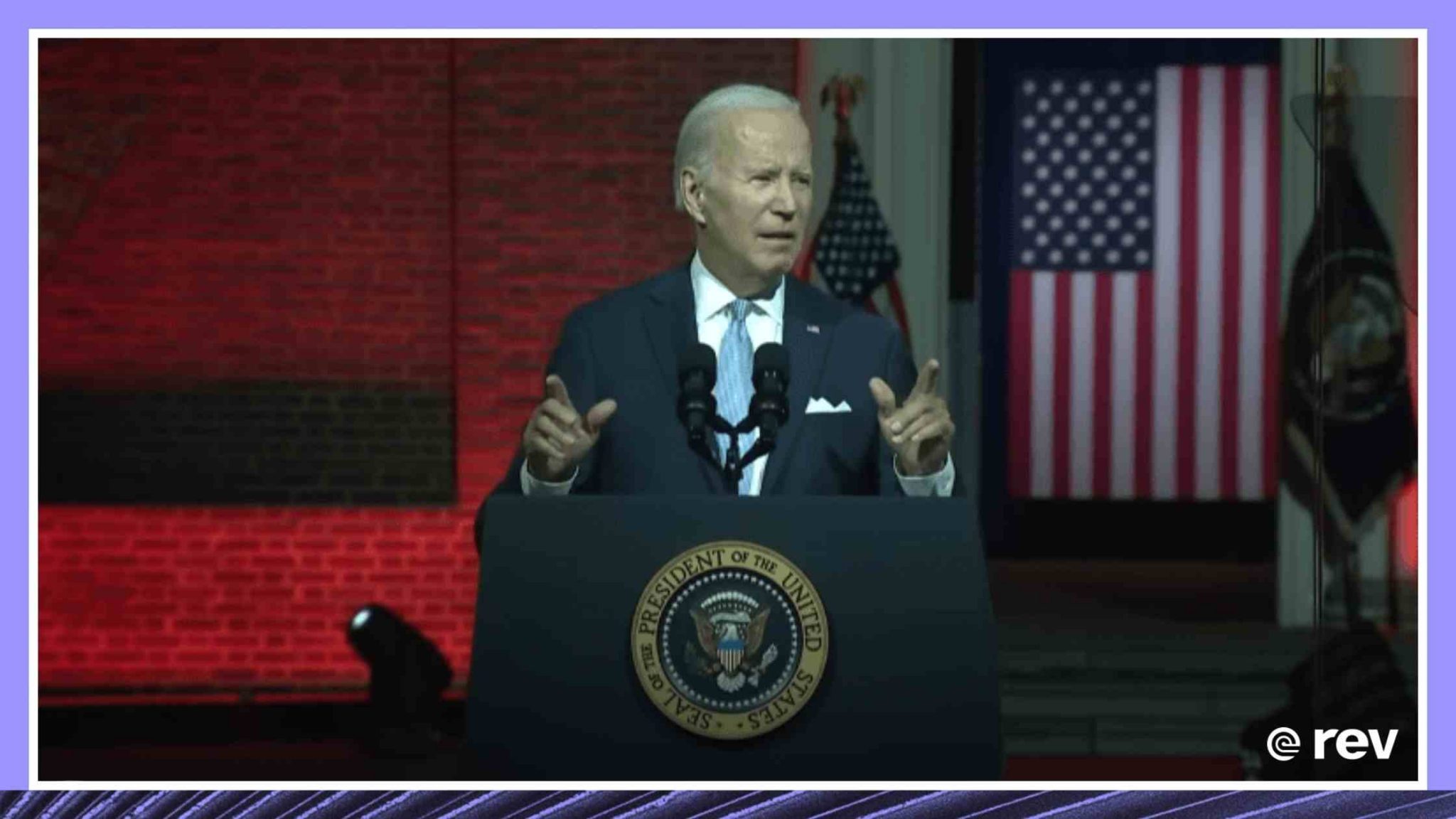 President Biden Delivers a Primetime Speech on 9/01/22