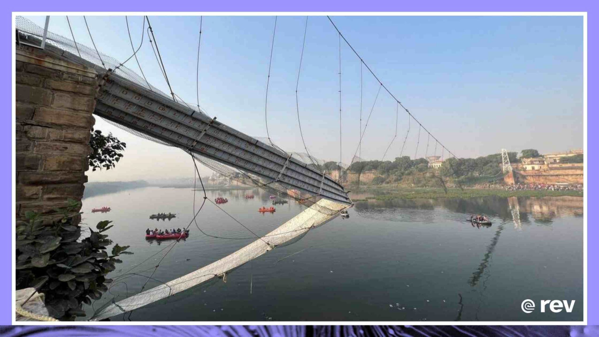 Deadly Bridge Collapse in India Transcript