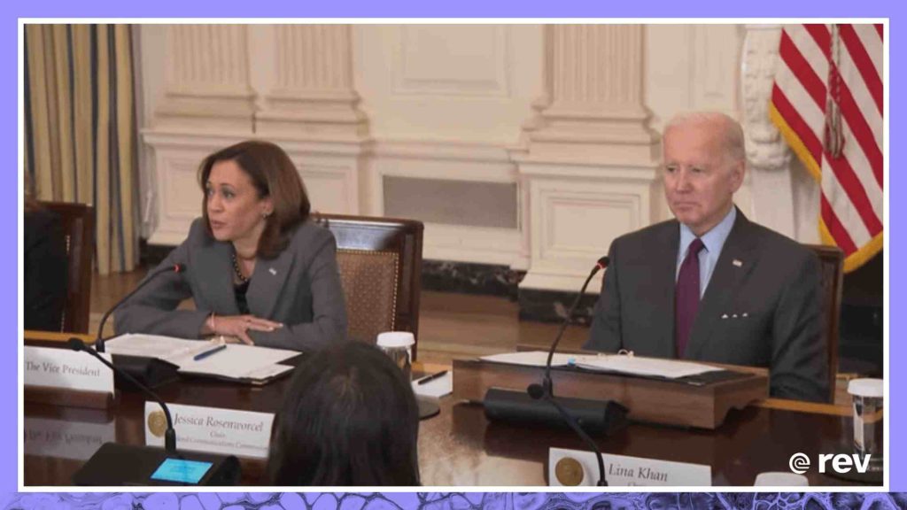 President Biden and Vice President Harris Attend the Second Reproductive Rights Taskforce Meeting Transcript