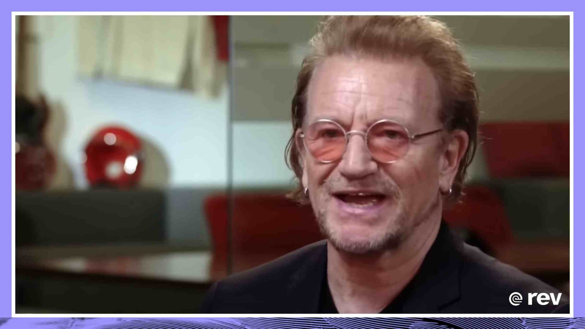 Bono's new memoir 'Surrender' details his long career in music and activism Transcript