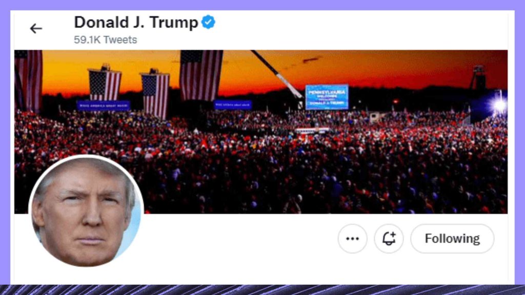 Donald Trump’s Twitter account reinstated Transcript