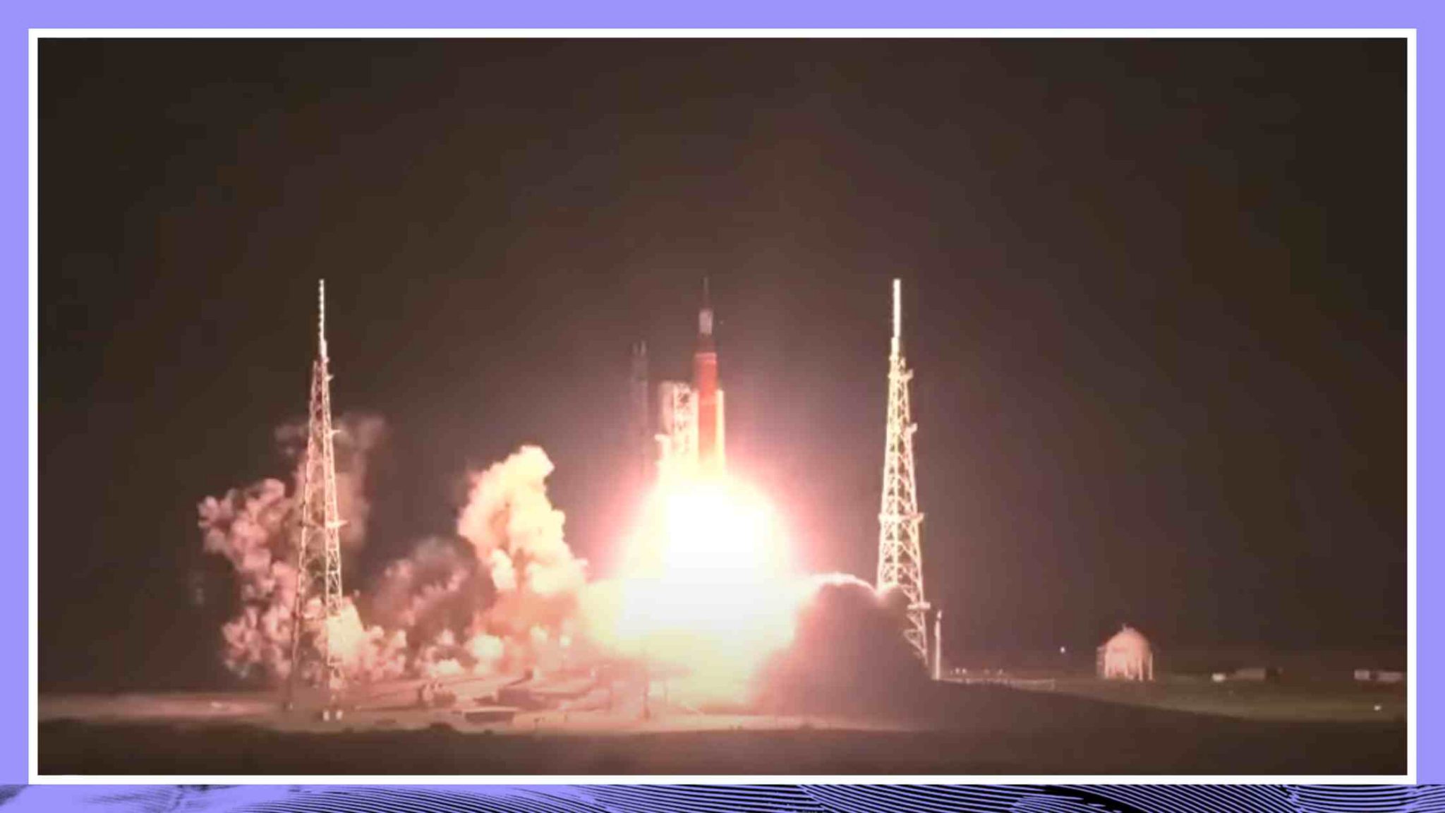 Nasa launches Artemis Moon rocket Transcript