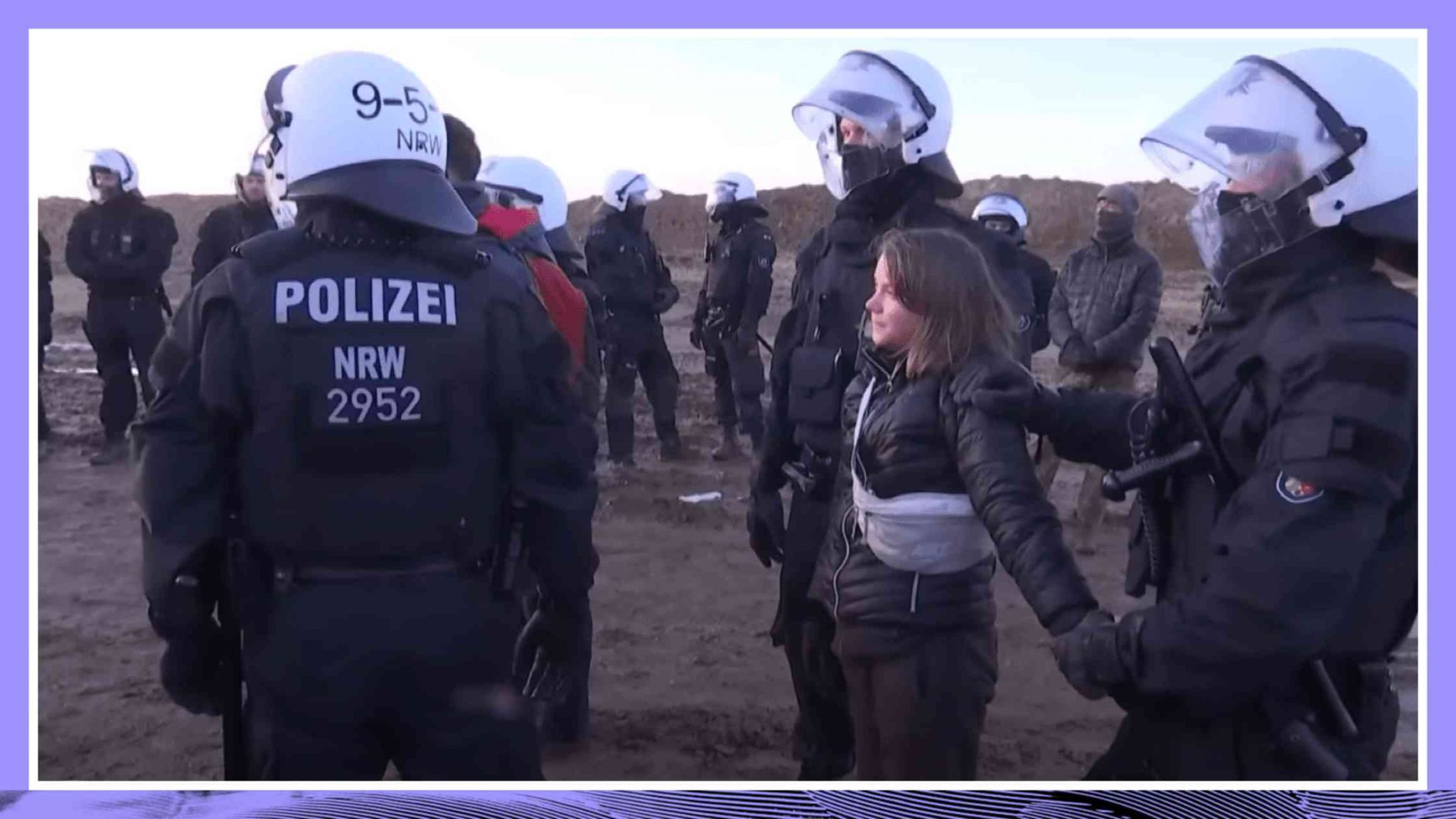 Greta Thunberg Detained While Protesting German Coal Mine Transcript