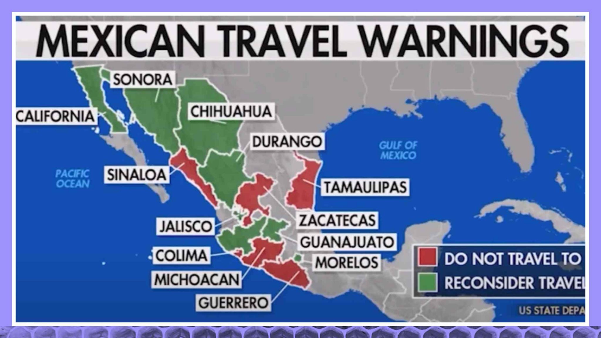 U.S. Officials Reissue 'Do Not Travel' Warning to Parts of Mexico After