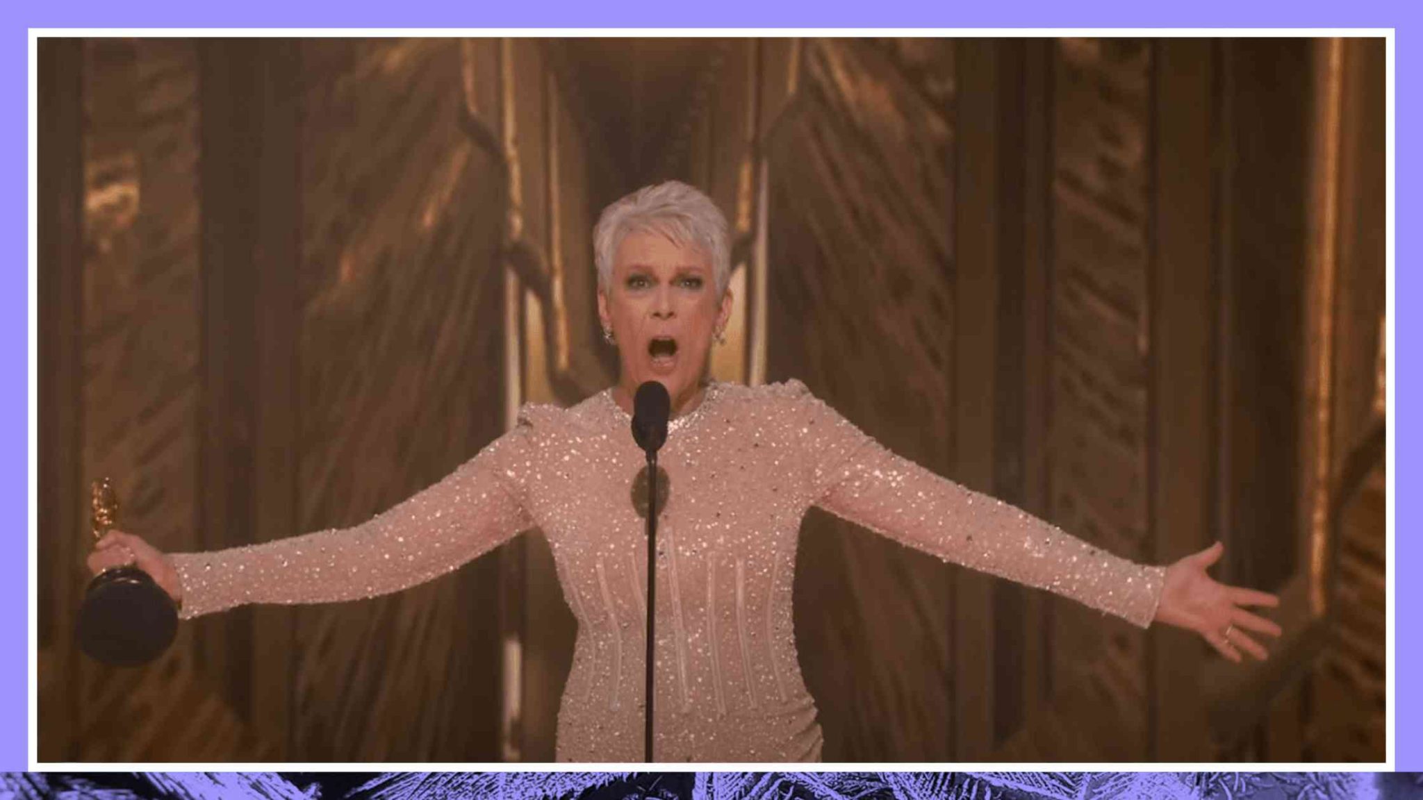 Jamie Lee Curtis Accepts the Oscar for Supporting Actress Transcript