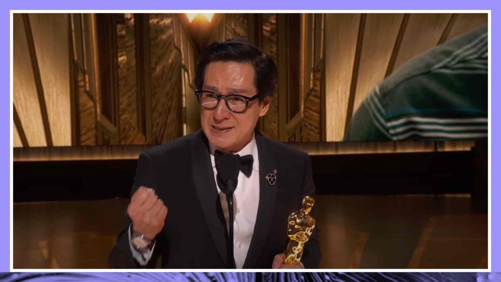 Ke Huy Quan Accepts the Oscar for Supporting Actor Transcript