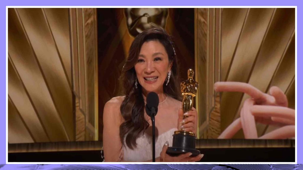 Michelle Yeoh Accepts the Oscar for Lead Actress Transcript