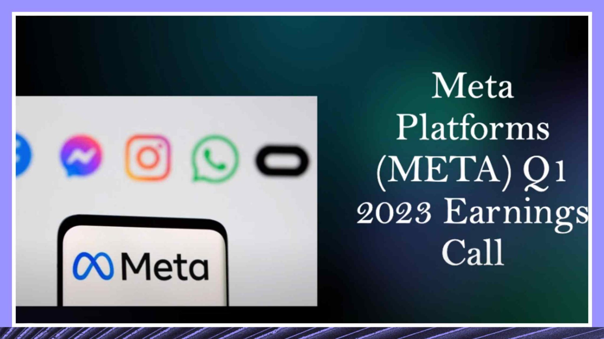 Meta Platforms $META Q1 2023 Earnings Call Transcript