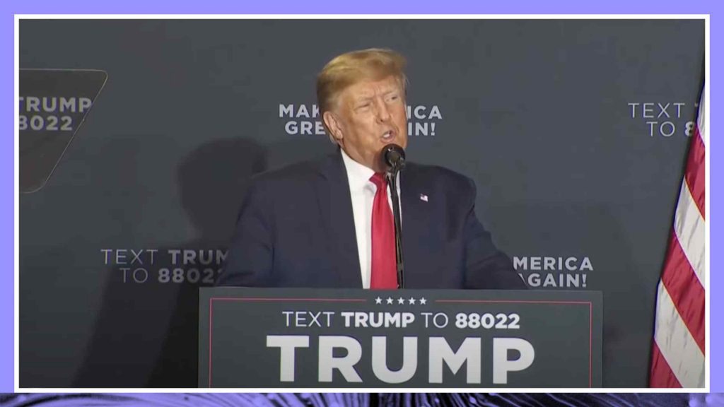 Former President Donald Trump Election Rally From New Hampshire Transcript