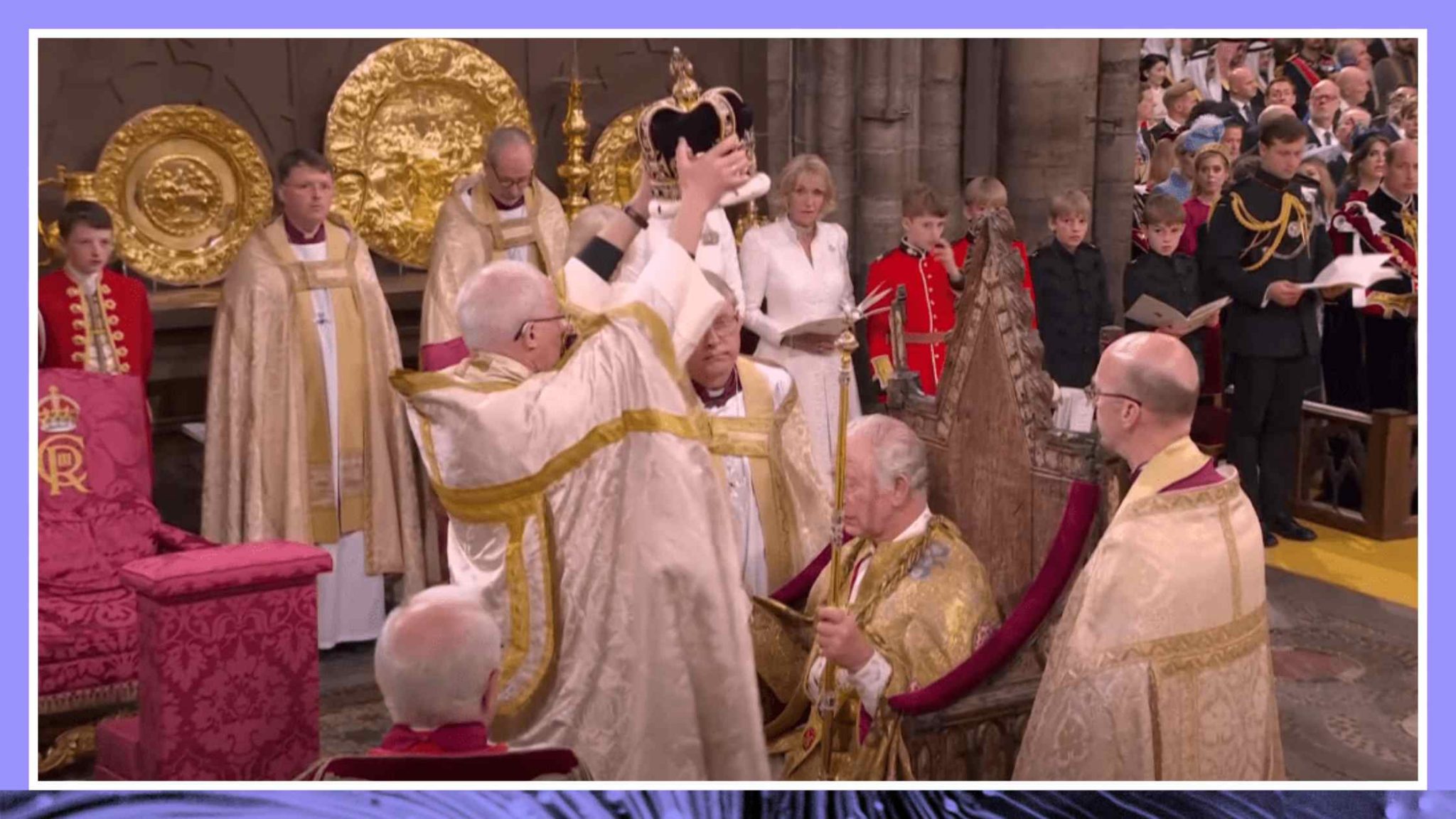 King Charles III and Queen Camilla formally crowned at Westminster Abbey Transcript