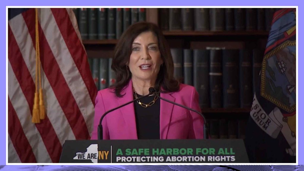 NY Governor Hochul Signs Legislation to Strengthen Access to Reproductive Health Care Transcript