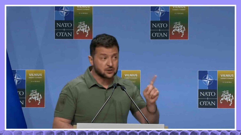 Volodymyr Zelensky Gives Press Conference After NATO Summit Transcript