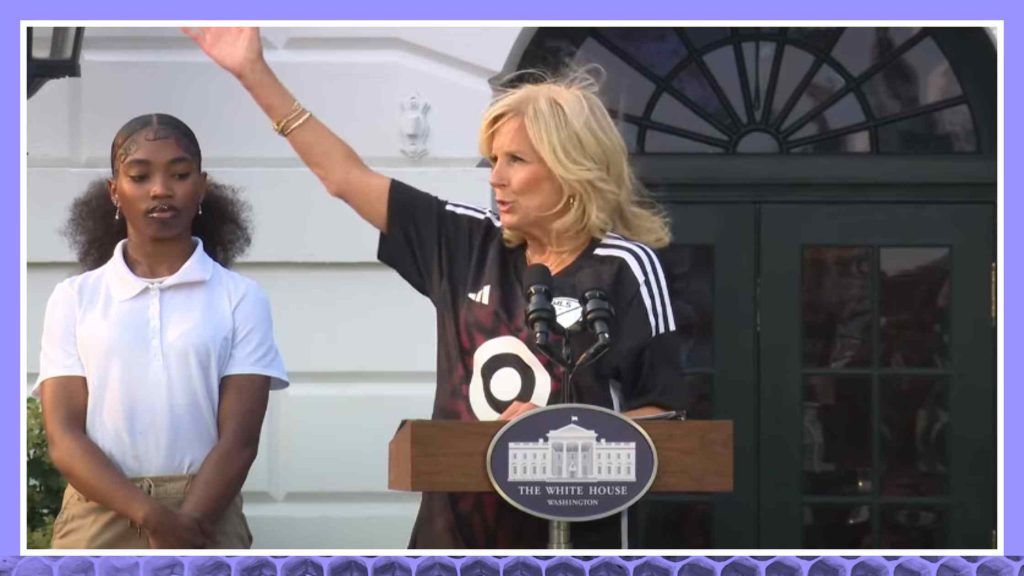 First Lady Jill Biden Hosts a Youth Soccer Clinic at the White House Transcript