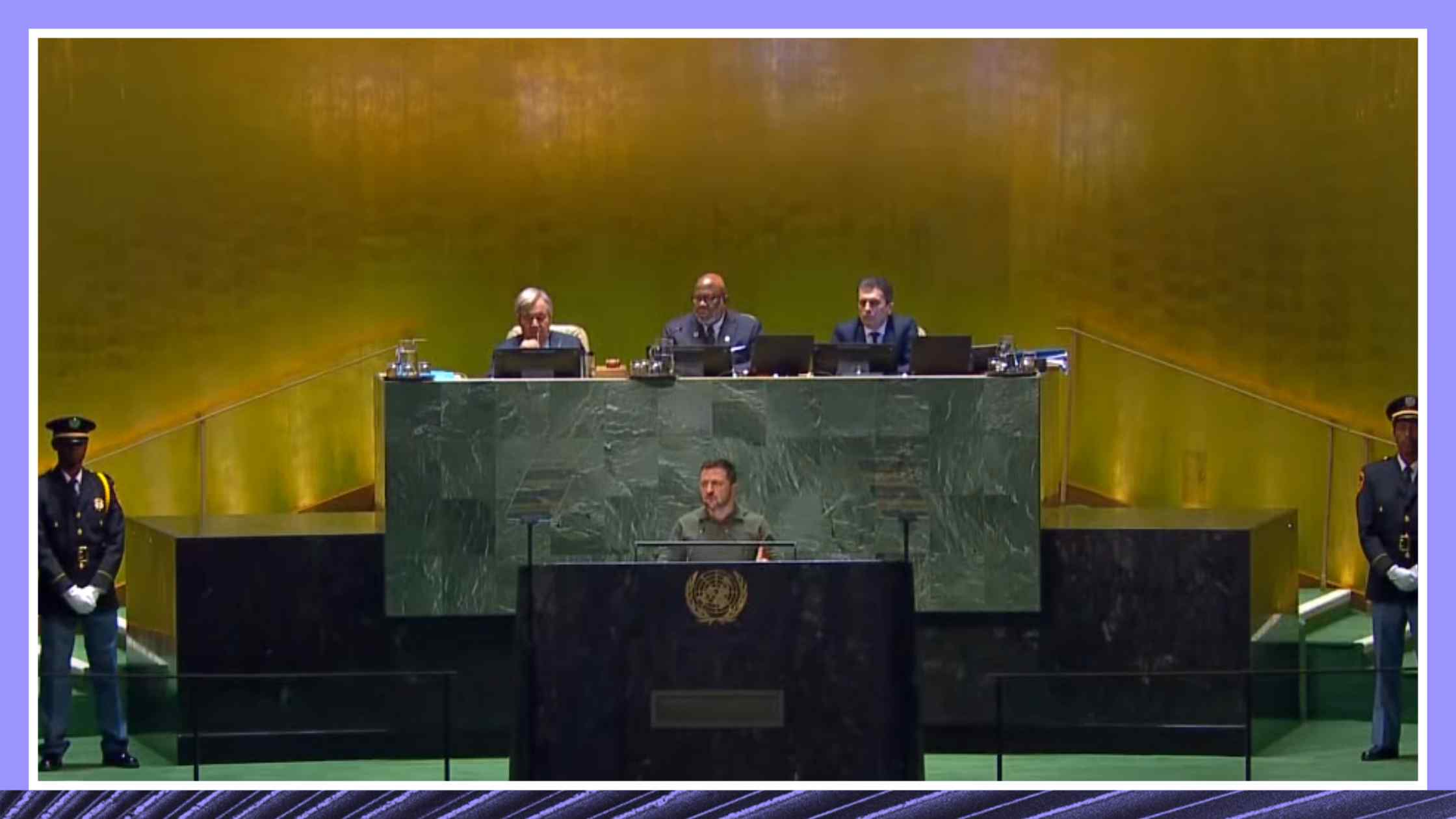 Ukrainian President Zelenskyy addresses the 2023 United Nations General Assembly Transcript