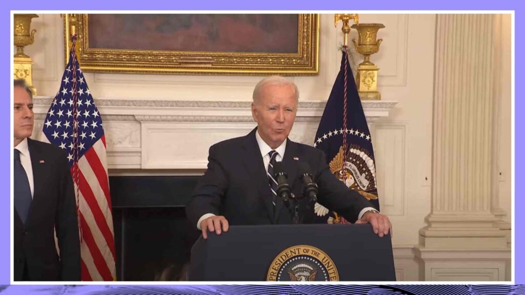President Biden Delivers Remarks On The Attacks in Israel Transcript