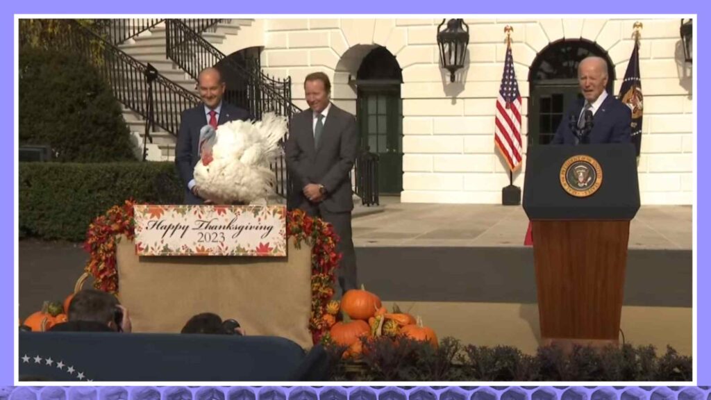 President Biden pardons the Thanksgiving Turkeys at the White House Transcript