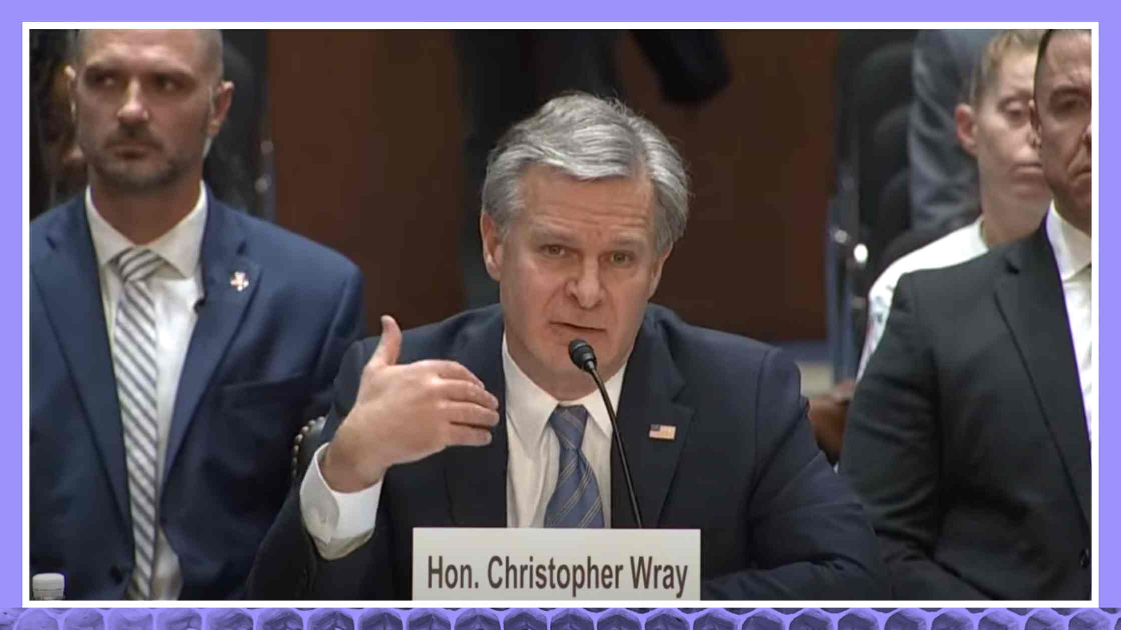 FBI Director Christopher Wray Testifies Before Senate Judiciary