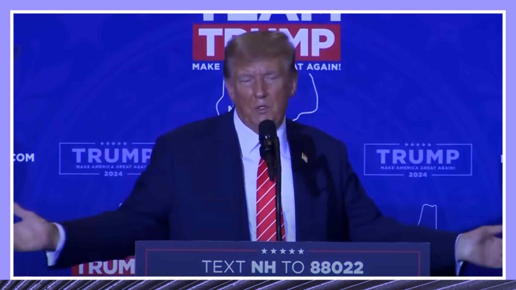 Donald Trump speaks at a Campaign Event in Concord, New Hampshire Transcript