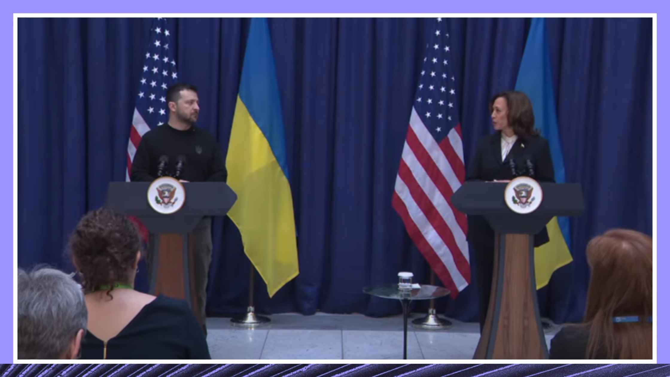 Vice President Harris and President Zelenskyy Speak to the Press Transcript