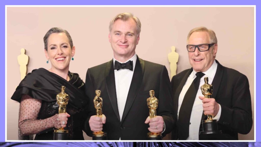 Christopher Nolan and Team win the Oscar for Best Picture