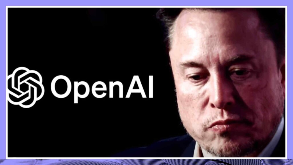 Elon Musk and Open AI Logo