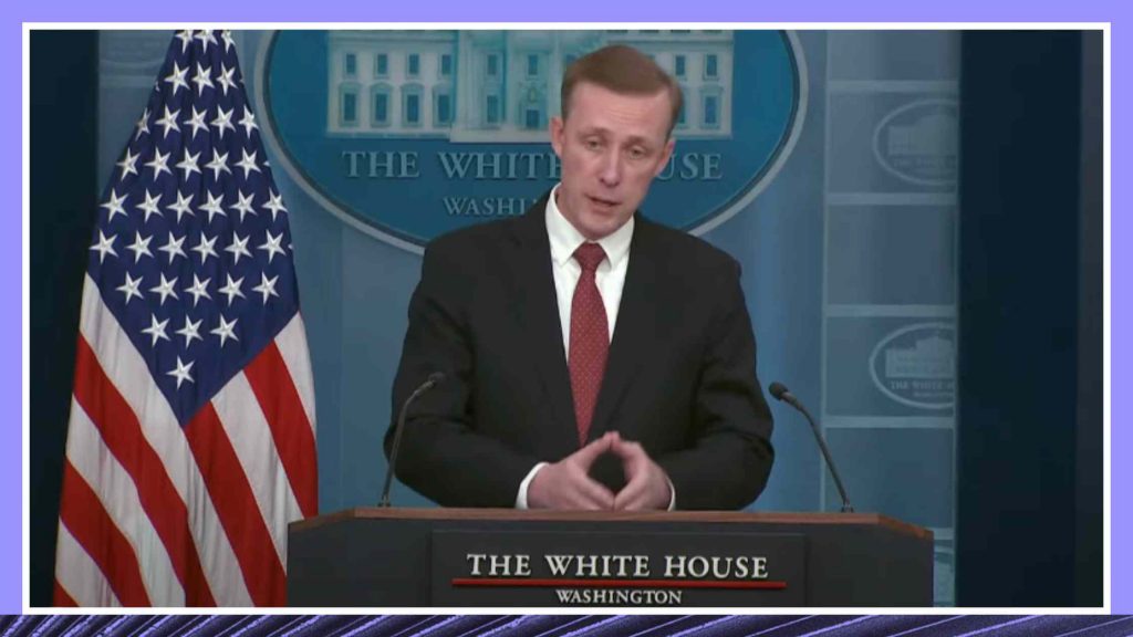 Jake Sullivan Delivering White House Press Briefing