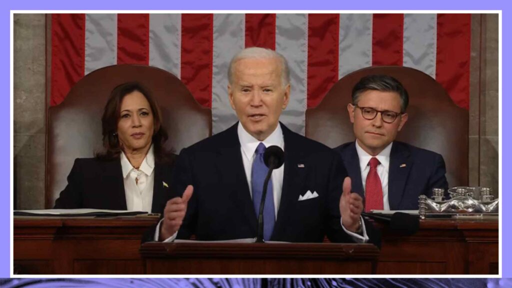Joe Biden Giving State of the Union Address