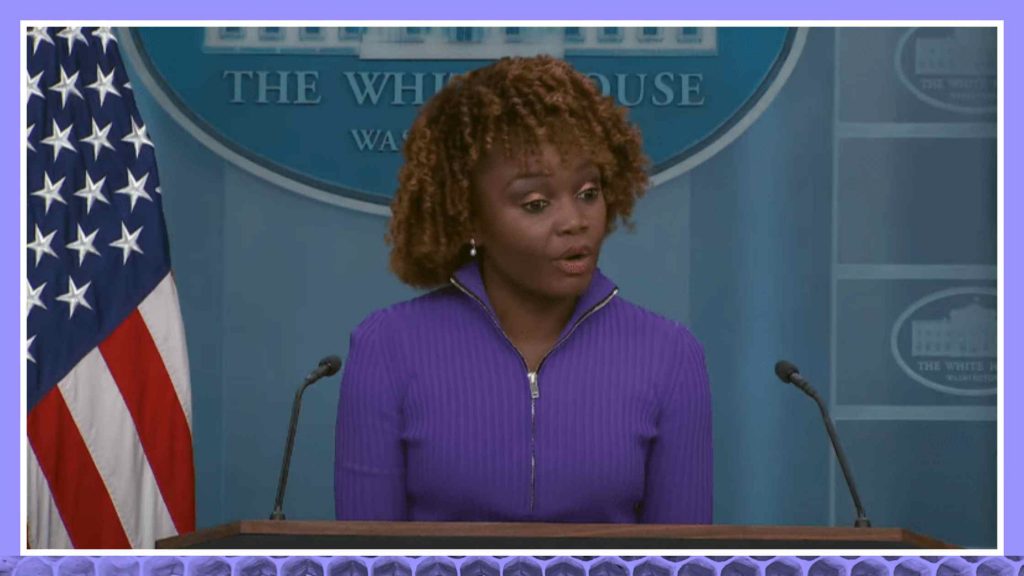 Karine Jean-Pierre Speaks at White House Briefing