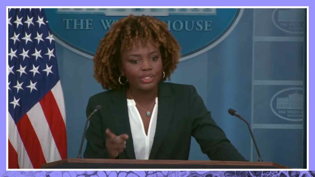 Karine Jean-Pierre Speaks at White House Press Briefing