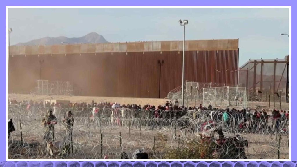 Migrants Gathering at the Texas Border