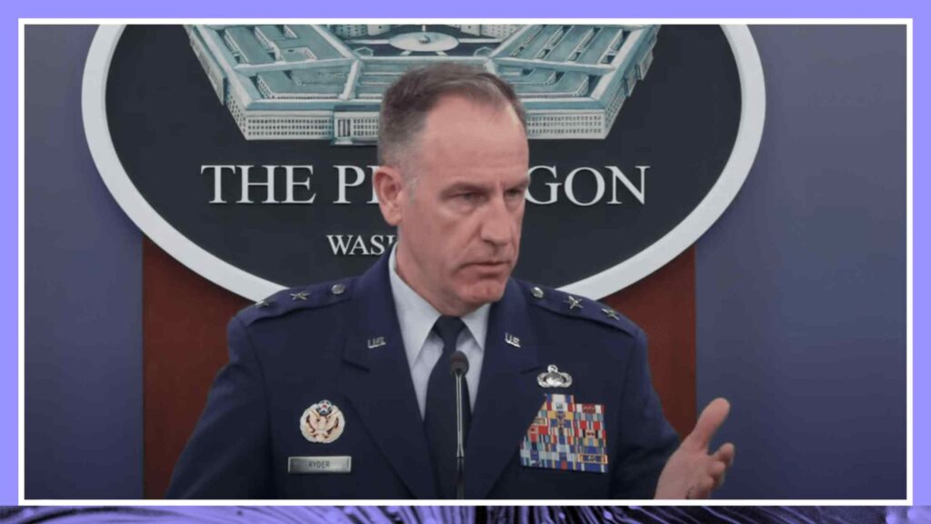Pat Ryder gives Pentagon Briefing