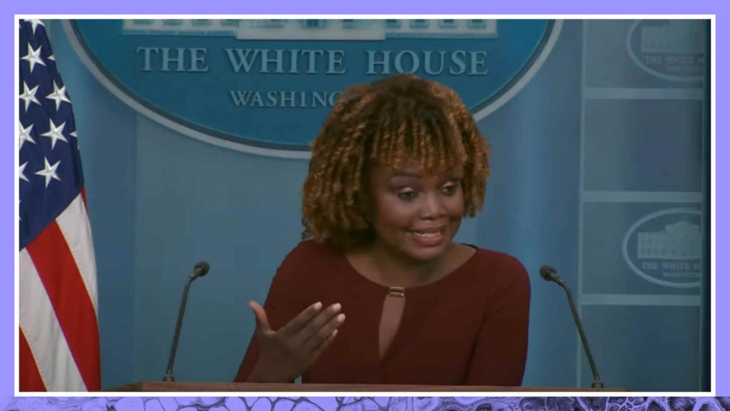 Karine Jean-Pierre give White House Briefing