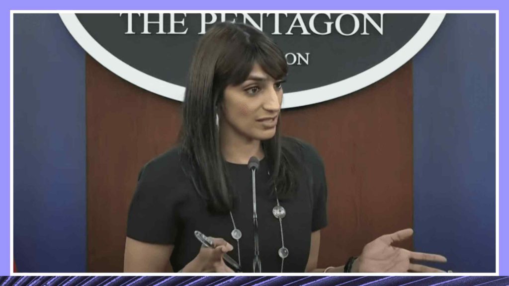 Sabrina Singh gives Pentagon Press Briefing