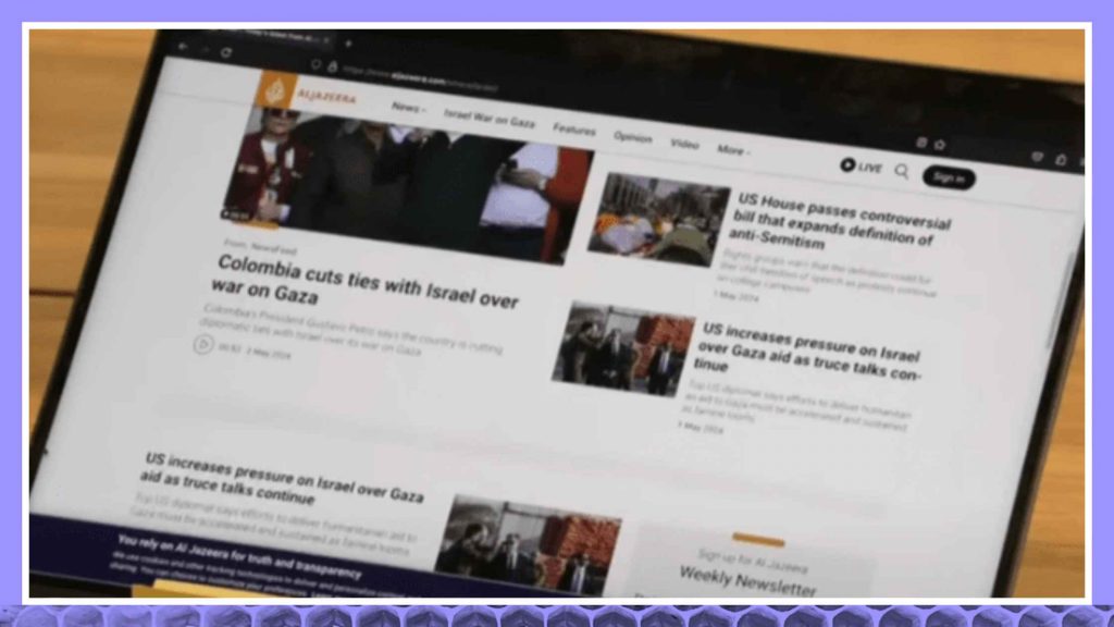 Al Jazeera Website