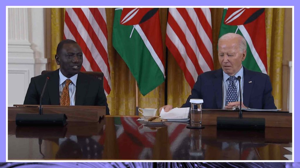Biden welcomes Kenyan President Ruto