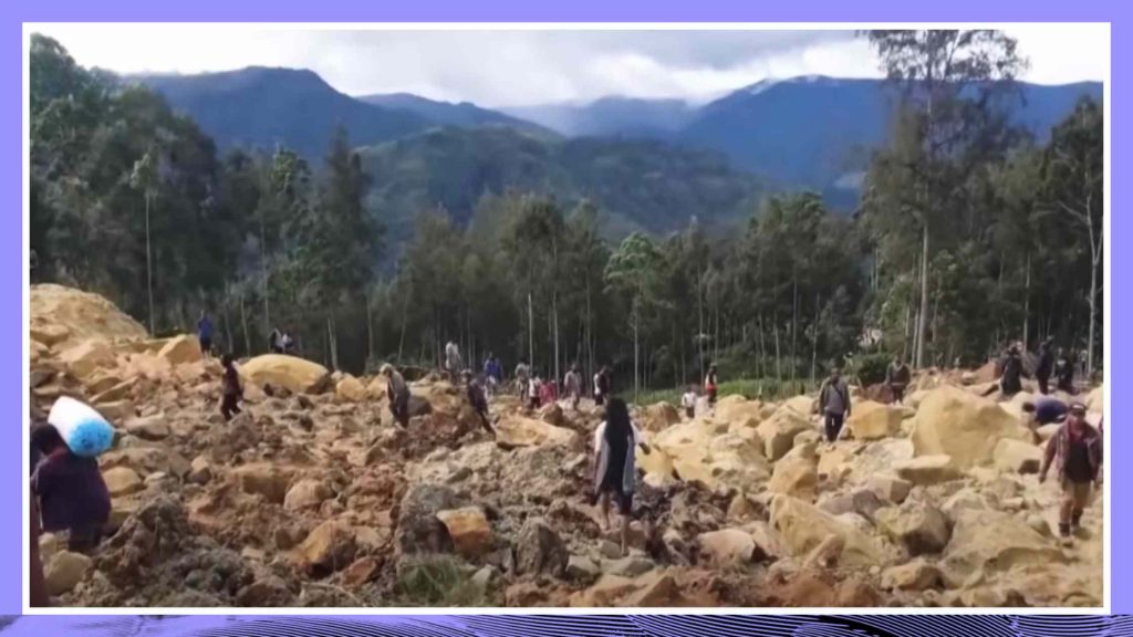 Papua New Guinea Landslide search
