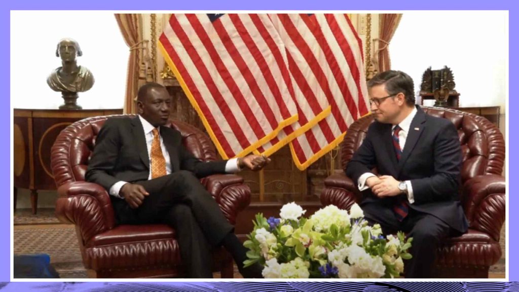President Ruto meets with United States House of Representative Speaker Mike Johnson