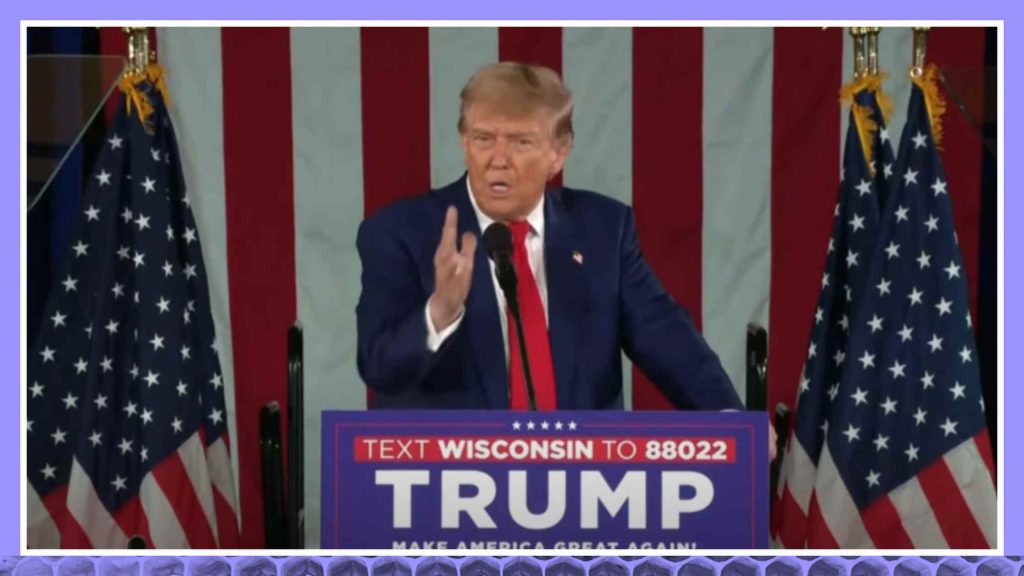 Trump Speaks at Wisconsin Rally